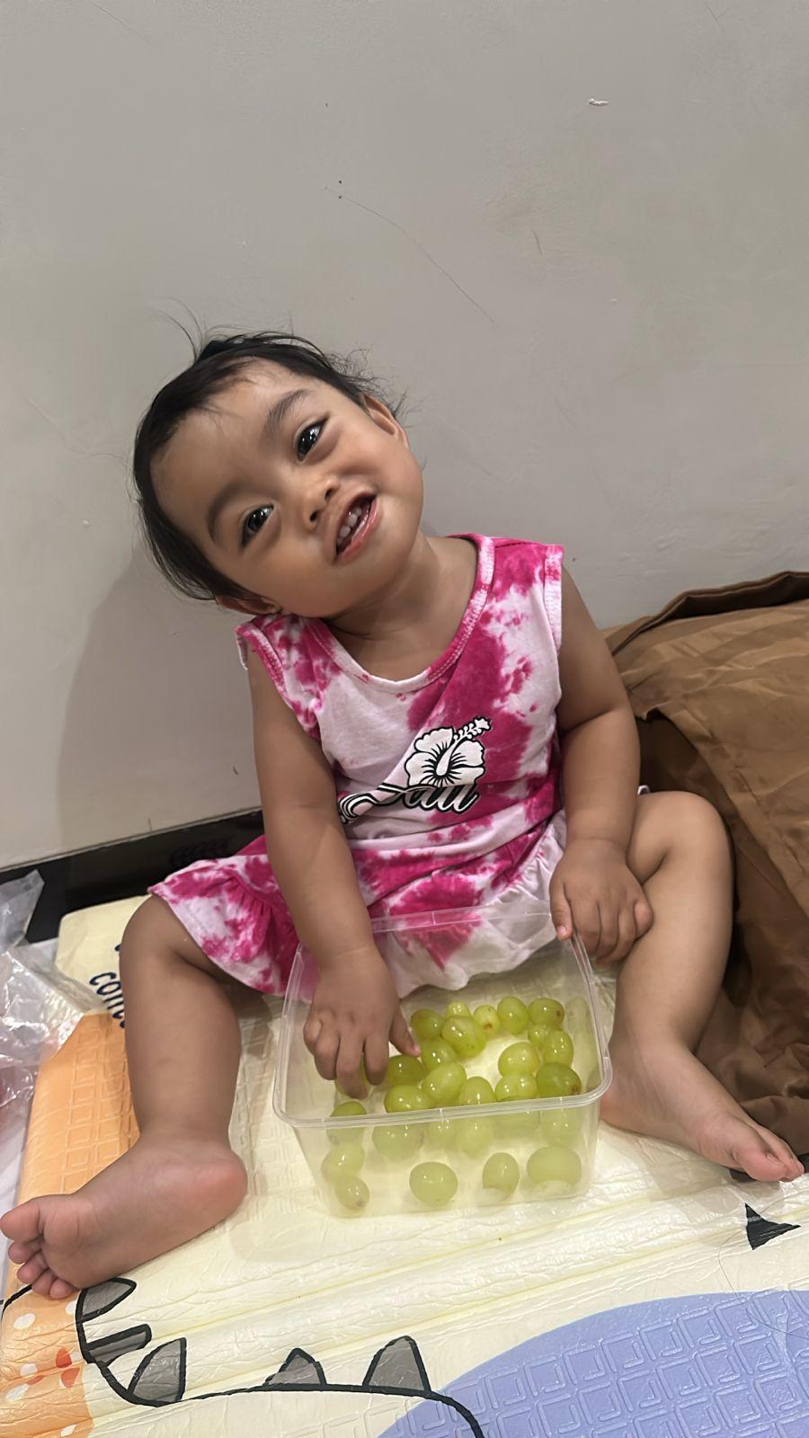Dress Anak Tie Dye Pink